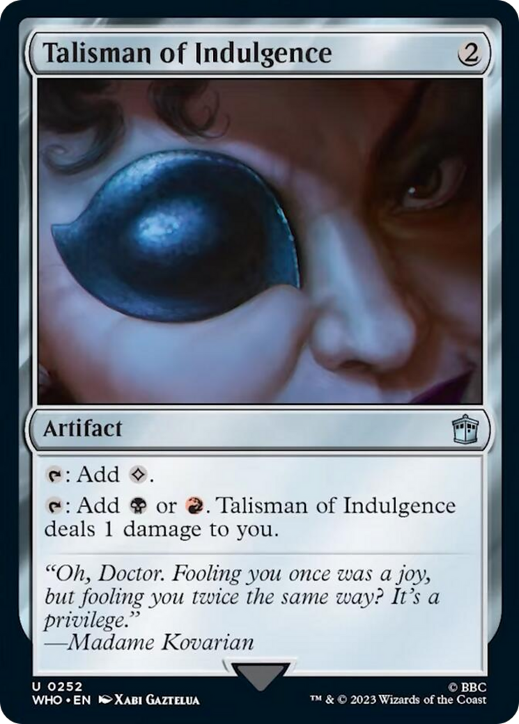 Talisman of Indulgence [Doctor Who] | Exor Games Bridgewater