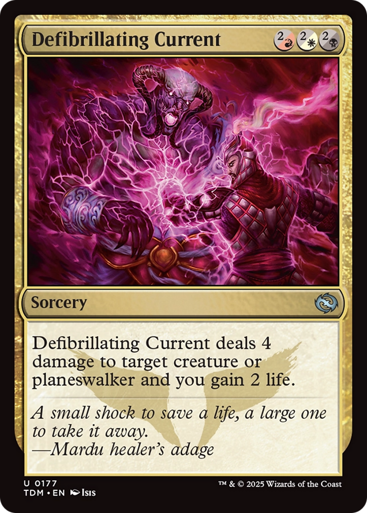 Defibrillating Current [Tarkir: Dragonstorm] | Exor Games Bridgewater