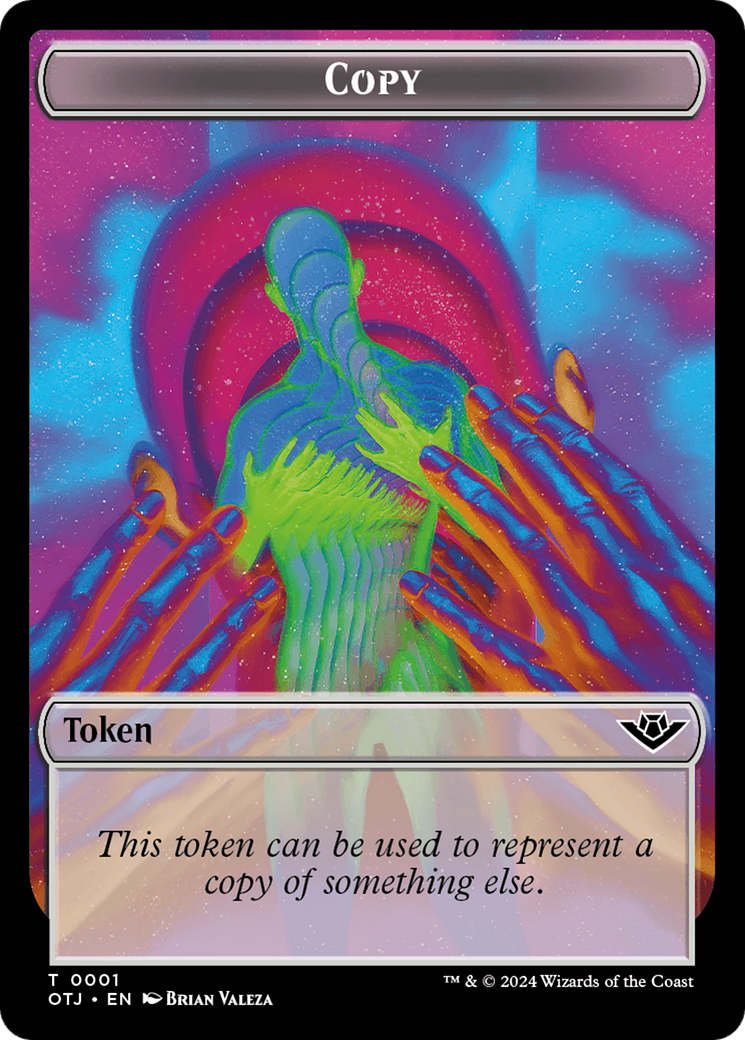 Copy Token [Outlaws of Thunder Junction Tokens] | Exor Games Bridgewater
