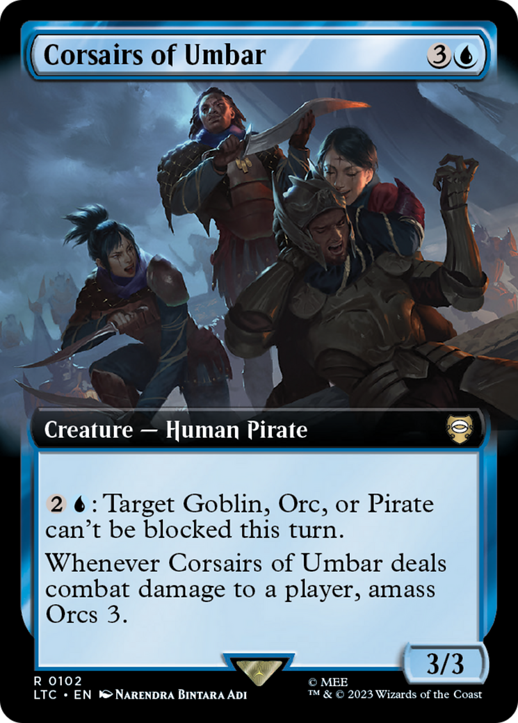 Corsairs of Umbar (Extended Art) [The Lord of the Rings: Tales of Middle-Earth Commander] | Exor Games Bridgewater