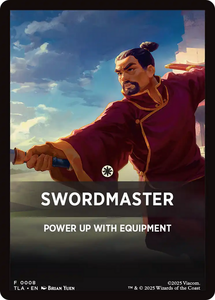 Swordmaster Theme Card [Avatar: The Last Airbender Tokens] | Exor Games Bridgewater