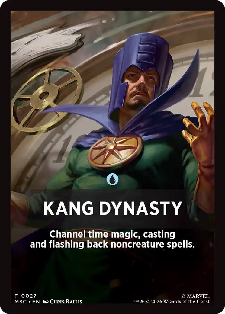 Kang Dynasty Theme Card [Marvel Super Heroes Commander] | Exor Games Bridgewater