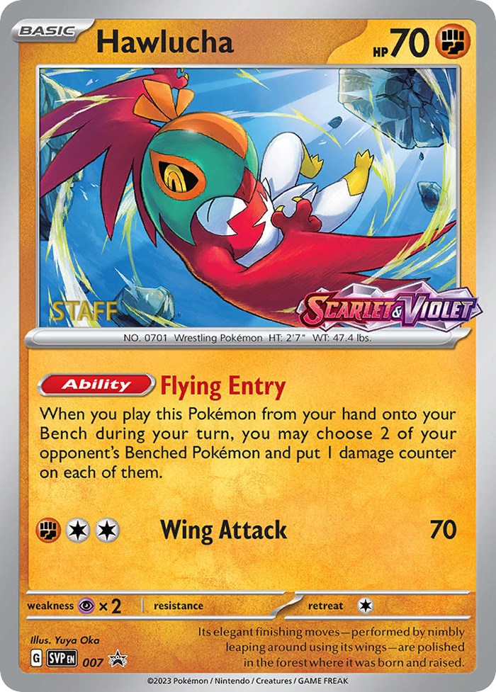 Hawlucha (007) [Staff] [Scarlet & Violet 151] | Exor Games Bridgewater