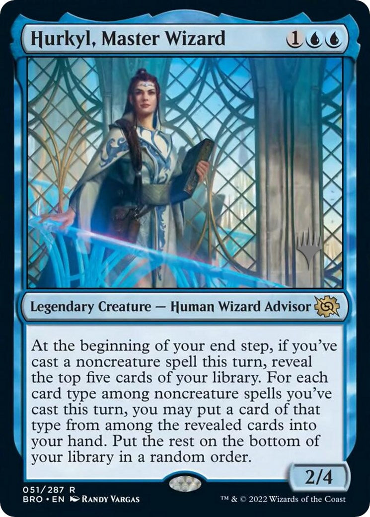 Hurkyl, Master Wizard (Promo Pack) [The Brothers' War Promos] | Exor Games Bridgewater