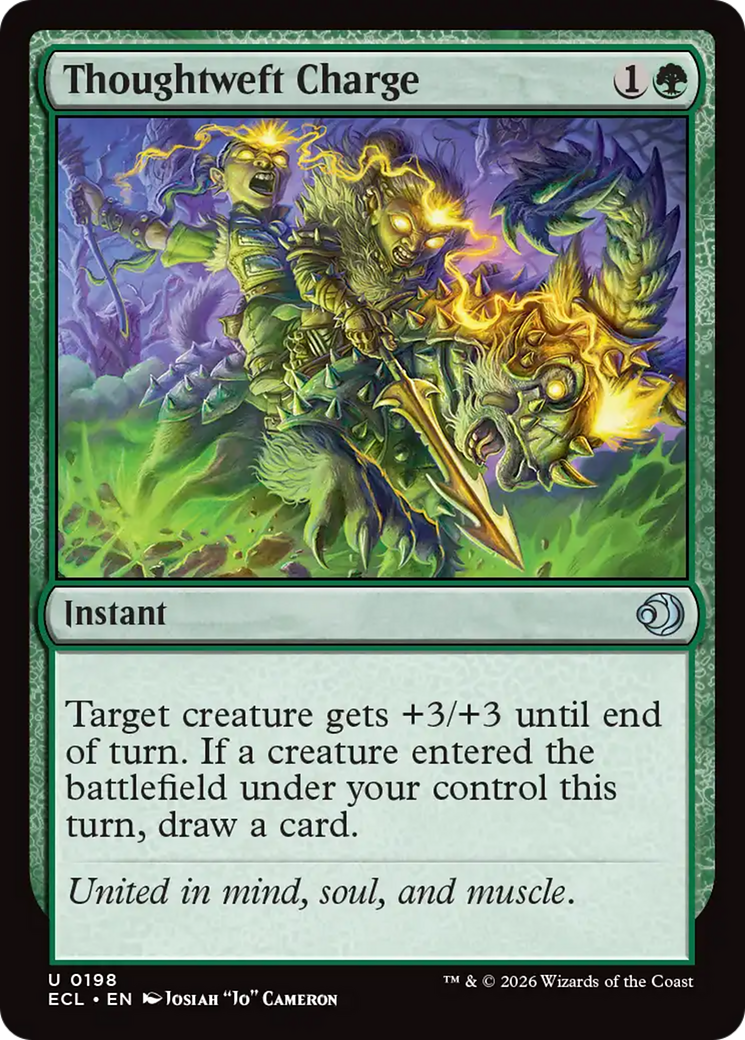 Thoughtweft Charge [Lorwyn Eclipsed] | Exor Games Bridgewater