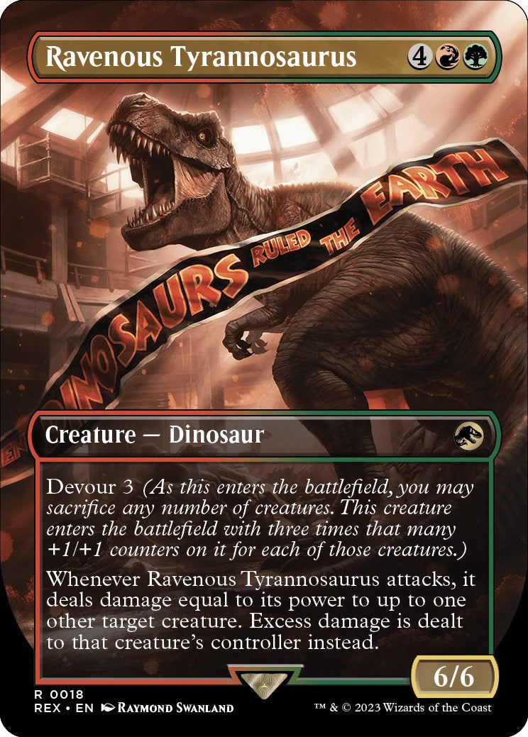 Ravenous Tyrannosaurus (Borderless) [Jurassic World Collection] | Exor Games Bridgewater