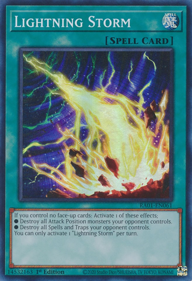 Lightning Storm [RA01-EN061] Super Rare | Exor Games Bridgewater