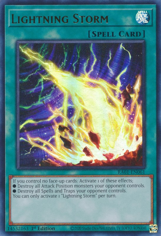 Lightning Storm [RA01-EN061] Ultra Rare | Exor Games Bridgewater