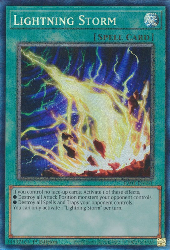 Lightning Storm [RA01-EN061] Prismatic Collector's Rare | Exor Games Bridgewater