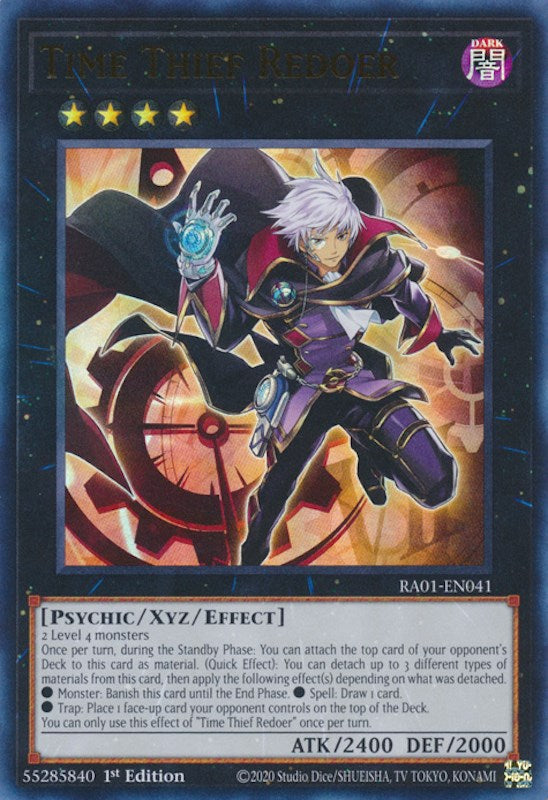 Time Thief Redoer [RA01-EN041] Ultra Rare | Exor Games Bridgewater