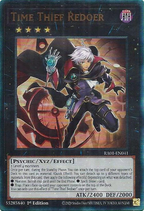 Time Thief Redoer [RA01-EN041] Prismatic Ultimate Rare | Exor Games Bridgewater