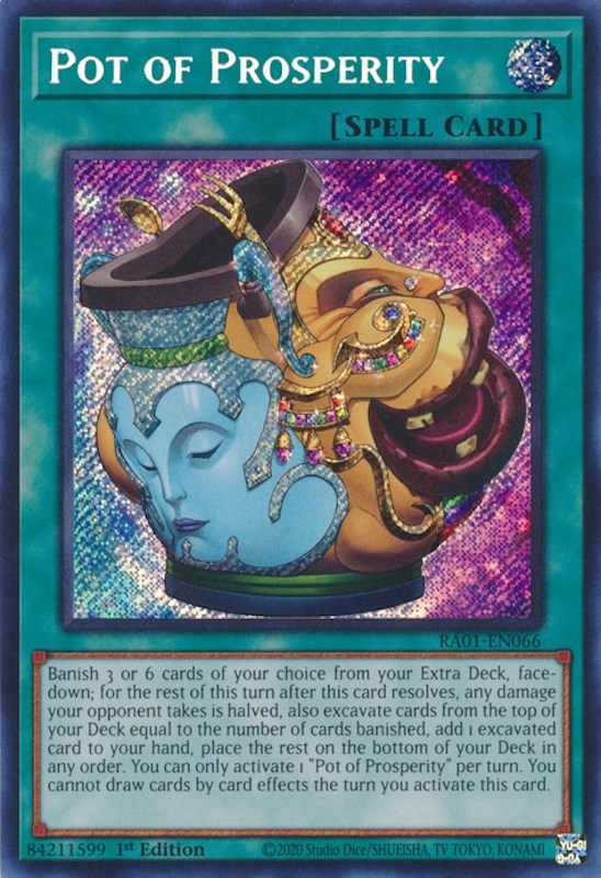 Pot of Prosperity [RA01-EN066] Secret Rare | Exor Games Bridgewater