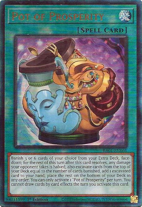 Pot of Prosperity [RA01-EN066] Prismatic Ultimate Rare | Exor Games Bridgewater