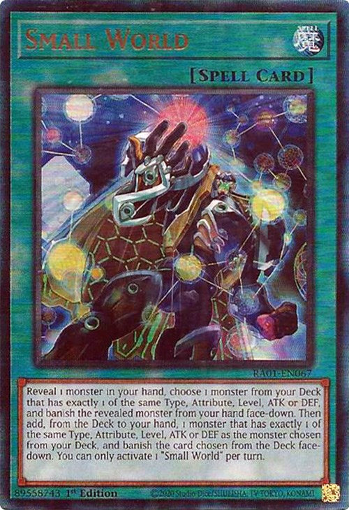 Small World [RA01-EN067] Prismatic Ultimate Rare | Exor Games Bridgewater