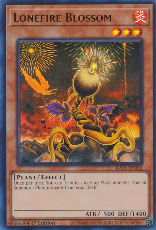 Lonefire Blossom [RA01-EN002] Ultra Rare | Exor Games Bridgewater