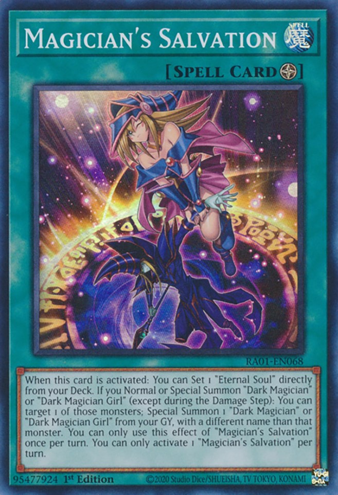 Magician's Salvation [RA01-EN068] Super Rare | Exor Games Bridgewater