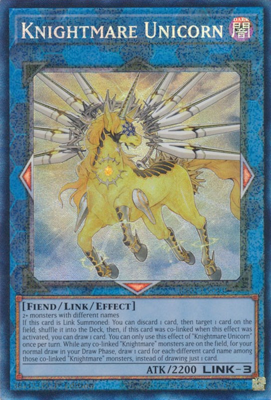 Knightmare Unicorn [RA01-EN043] Prismatic Collector's Rare | Exor Games Bridgewater
