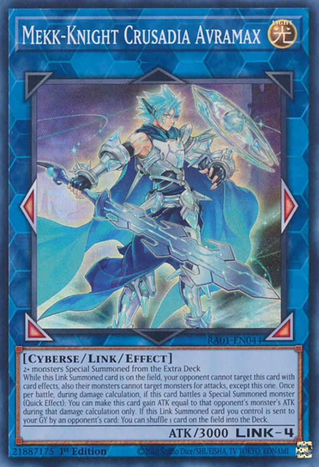 Mekk-Knight Crusadia Avramax [RA01-EN044] Super Rare | Exor Games Bridgewater