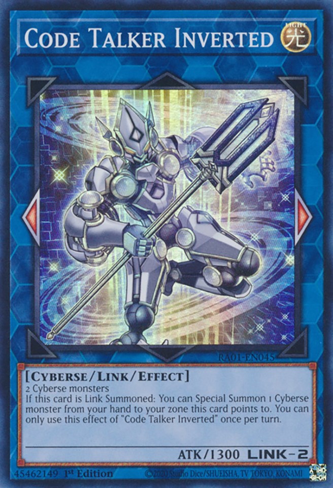 Code Talker Inverted [RA01-EN045] Super Rare | Exor Games Bridgewater