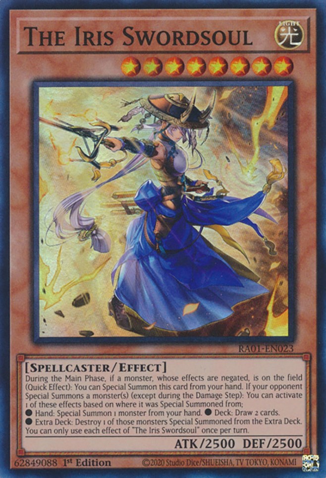 The Iris Swordsoul [RA01-EN023] Super Rare | Exor Games Bridgewater