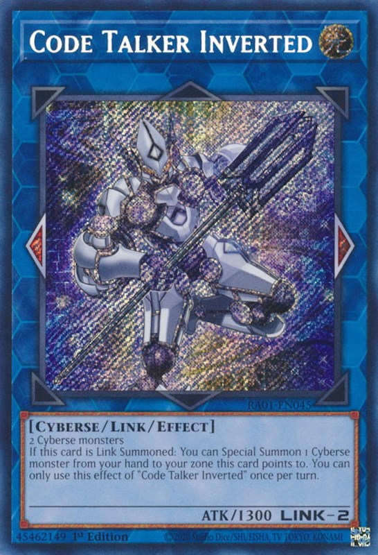 Code Talker Inverted [RA01-EN045] Secret Rare | Exor Games Bridgewater