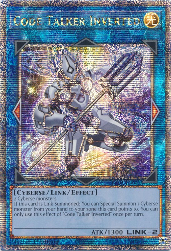 Code Talker Inverted [RA01-EN045] Quarter Century Secret Rare | Exor Games Bridgewater