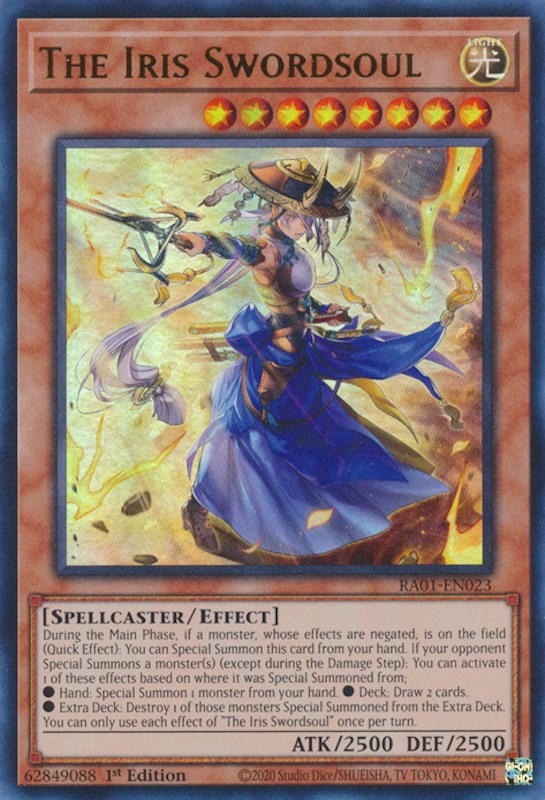 The Iris Swordsoul [RA01-EN023] Ultra Rare | Exor Games Bridgewater