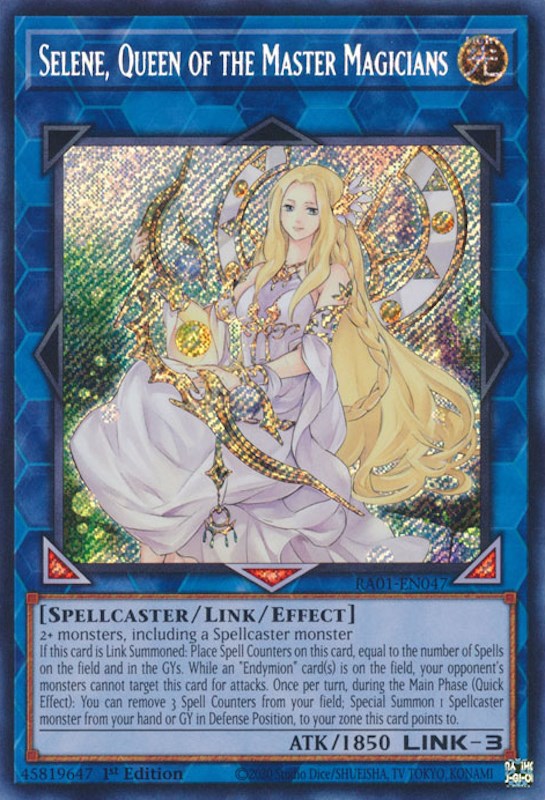 Selene, Queen of the Master Magicians [RA01-EN047] Secret Rare | Exor Games Bridgewater