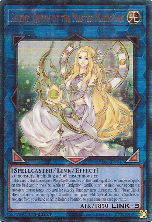 Selene, Queen of the Master Magicians [RA01-EN047] Prismatic Ultimate Rare | Exor Games Bridgewater