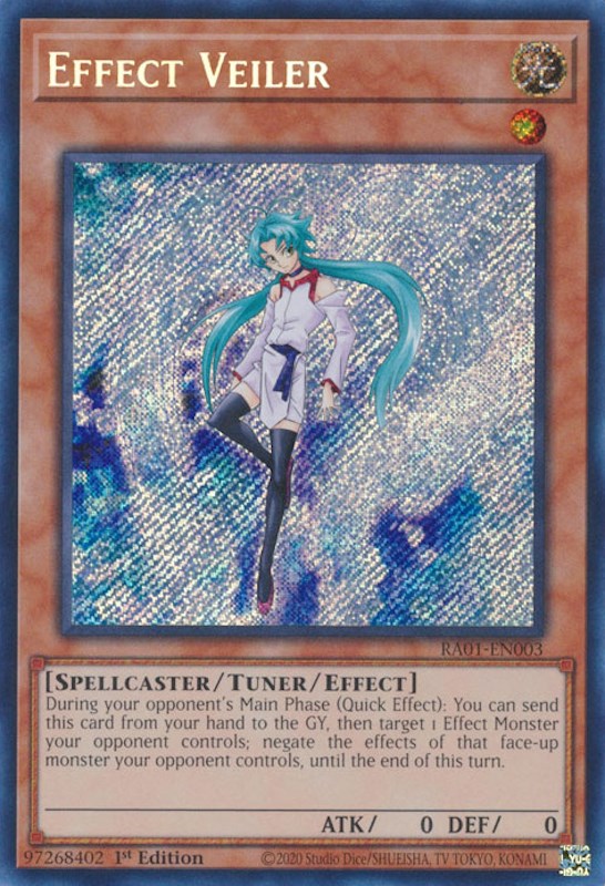 Effect Veiler [RA01-EN003] Secret Rare | Exor Games Bridgewater