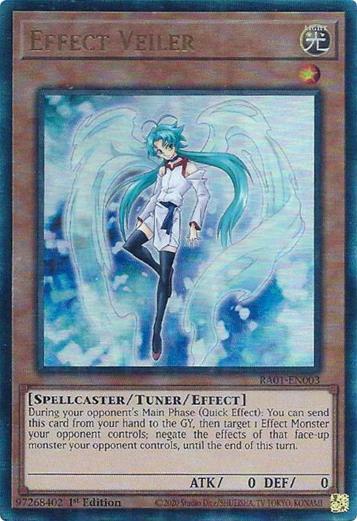 Effect Veiler [RA01-EN003] Prismatic Ultimate Rare | Exor Games Bridgewater