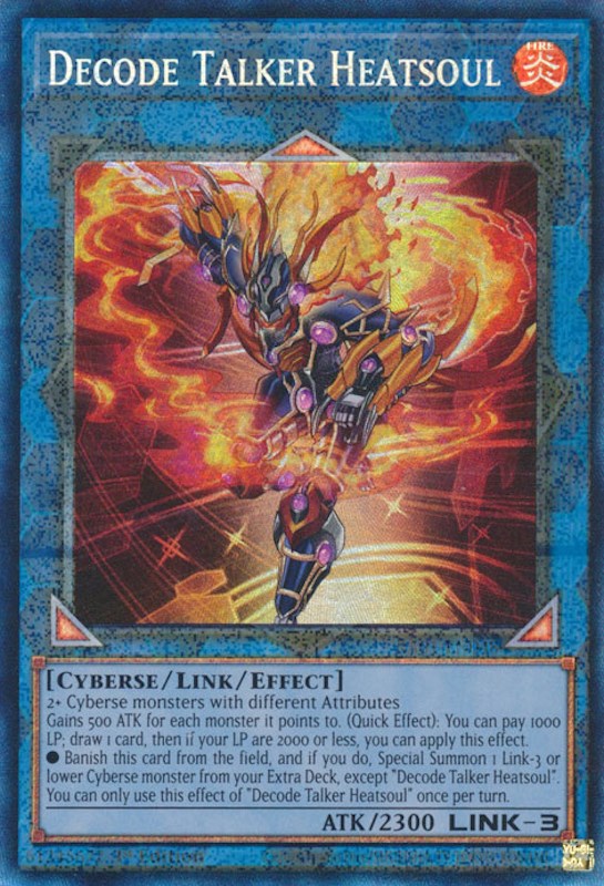 Decode Talker Heatsoul [RA01-EN048] Prismatic Collector's Rare | Exor Games Bridgewater