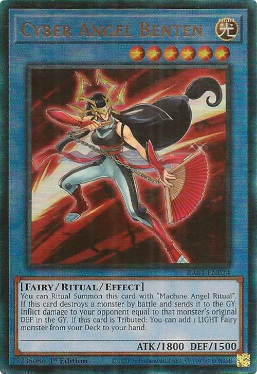 Cyber Angel Benten [RA01-EN024] Prismatic Ultimate Rare | Exor Games Bridgewater