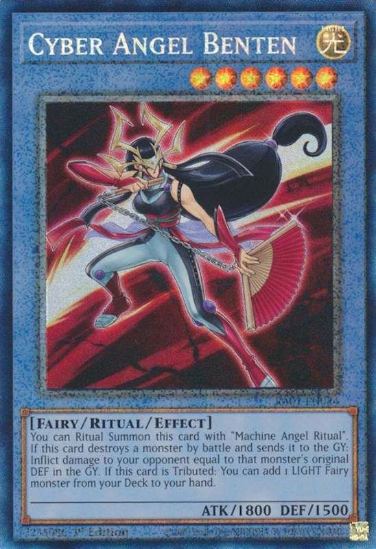 Cyber Angel Benten [RA01-EN024] Prismatic Collector's Rare | Exor Games Bridgewater