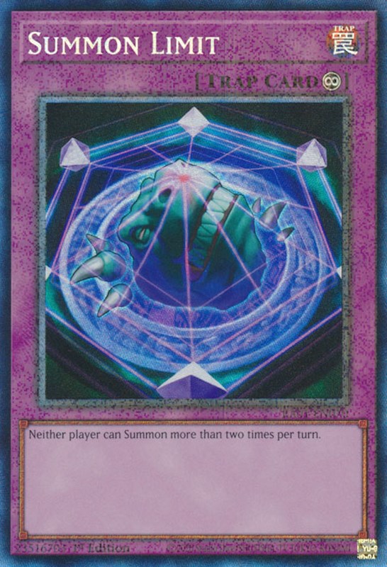 Summon Limit [RA01-EN070] Prismatic Collector's Rare | Exor Games Bridgewater