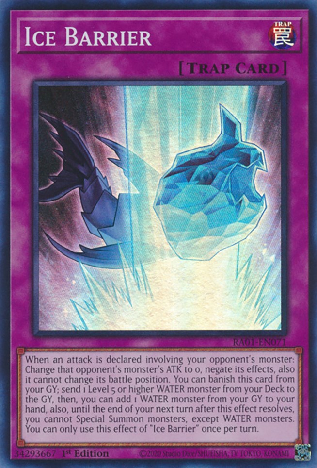 Ice Barrier [RA01-EN071] Super Rare | Exor Games Bridgewater