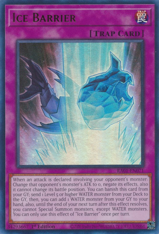Ice Barrier [RA01-EN071] Ultra Rare | Exor Games Bridgewater