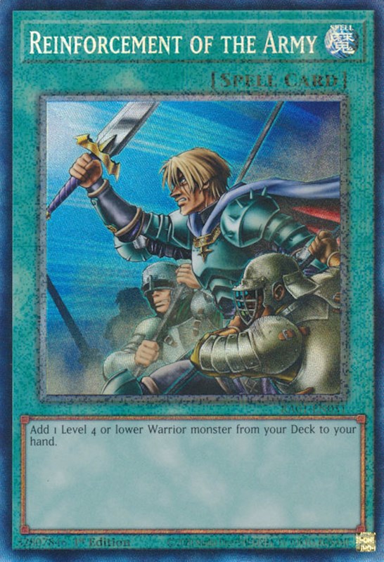 Reinforcement of the Army [RA01-EN051] Prismatic Collector's Rare | Exor Games Bridgewater