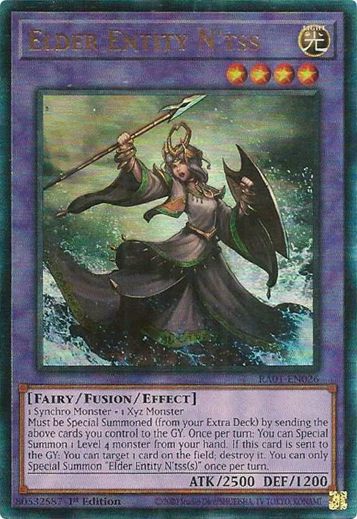 Elder Entity N'tss [RA01-EN026] Prismatic Ultimate Rare | Exor Games Bridgewater