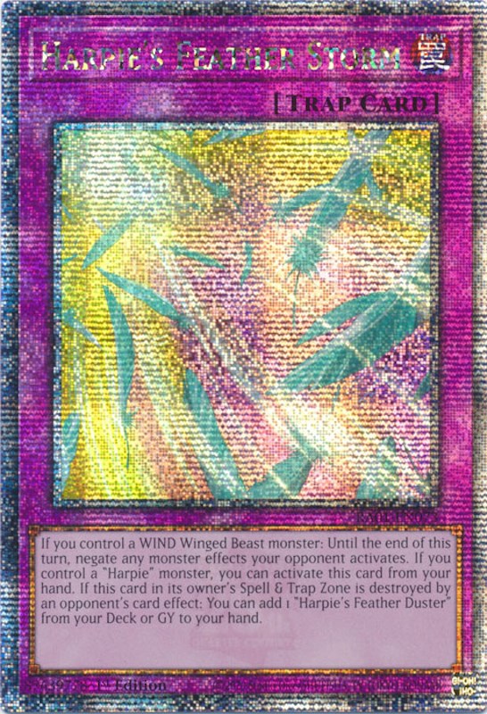 Harpie's Feather Storm [RA01-EN073] Quarter Century Secret Rare | Exor Games Bridgewater