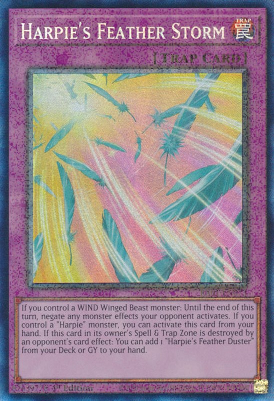 Harpie's Feather Storm [RA01-EN073] Prismatic Collector's Rare | Exor Games Bridgewater