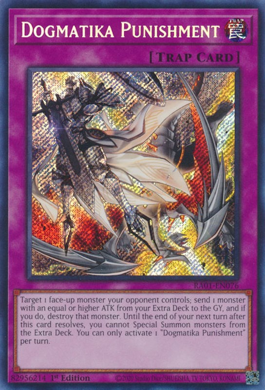 Dogmatika Punishment [RA01-EN076] Secret Rare | Exor Games Bridgewater