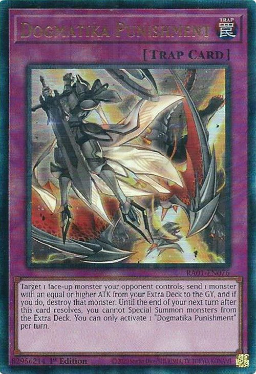 Dogmatika Punishment [RA01-EN076] Prismatic Ultimate Rare | Exor Games Bridgewater