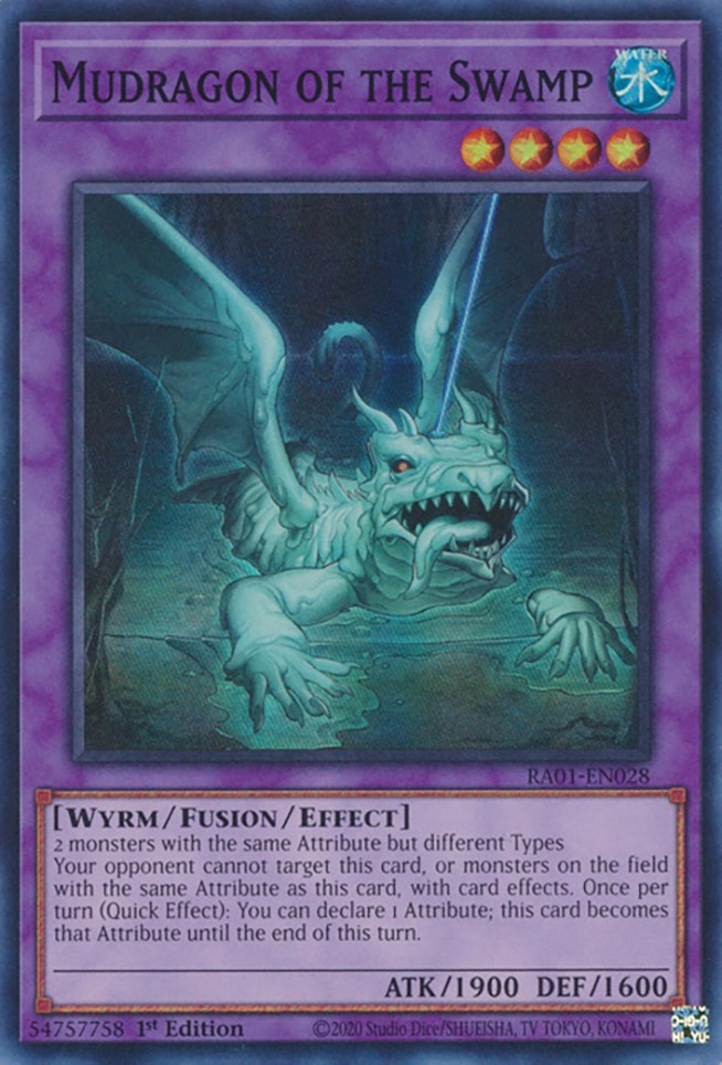 Mudragon of the Swamp [RA01-EN028] Super Rare | Exor Games Bridgewater