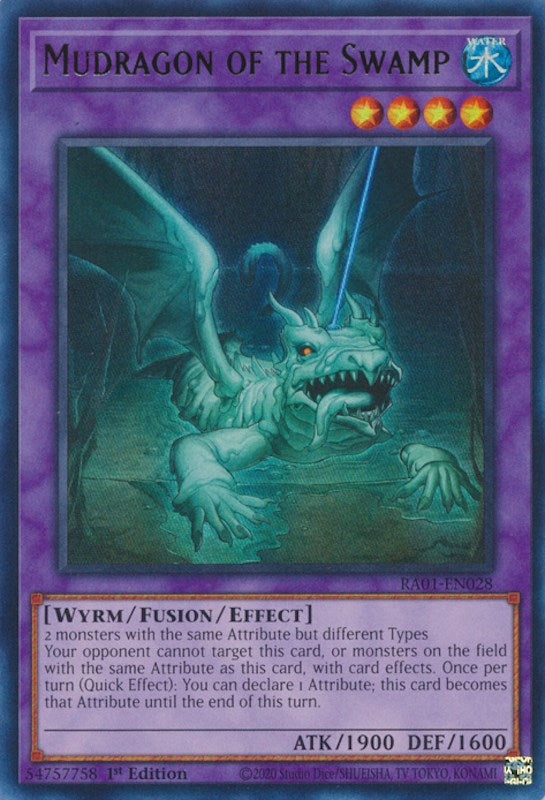 Mudragon of the Swamp [RA01-EN028] Ultra Rare | Exor Games Bridgewater