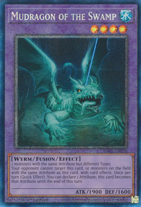 Mudragon of the Swamp [RA01-EN028] Prismatic Collector's Rare | Exor Games Bridgewater