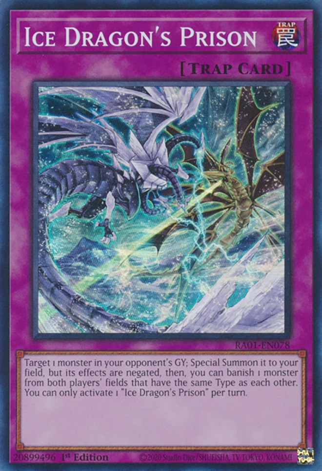 Ice Dragon's Prison [RA01-EN078] Super Rare | Exor Games Bridgewater