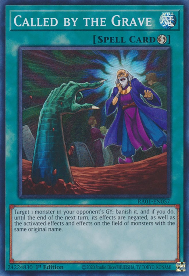 Called by the Grave [RA01-EN057] Super Rare | Exor Games Bridgewater