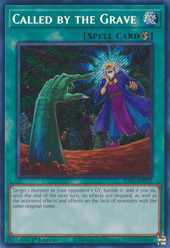 Called by the Grave [RA01-EN057] Secret Rare | Exor Games Bridgewater