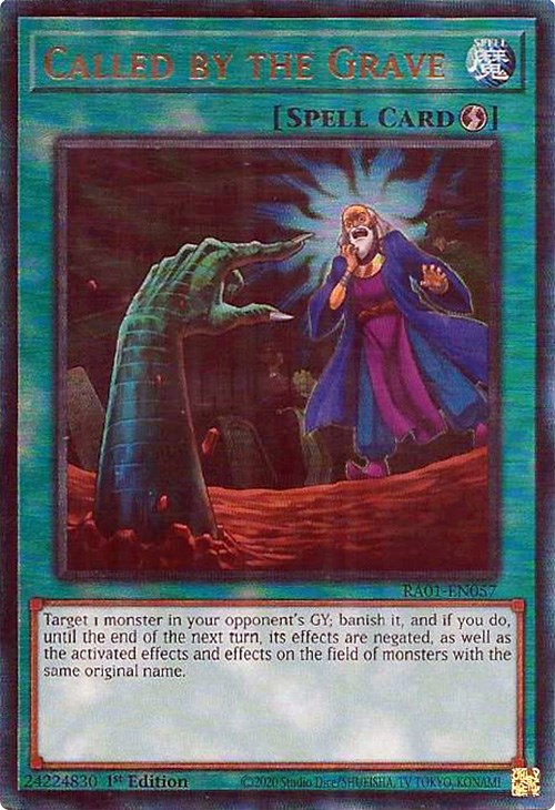 Called by the Grave [RA01-EN057] Prismatic Ultimate Rare | Exor Games Bridgewater